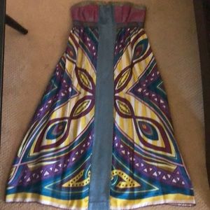 Nicole Miller strapless princess dress size 6